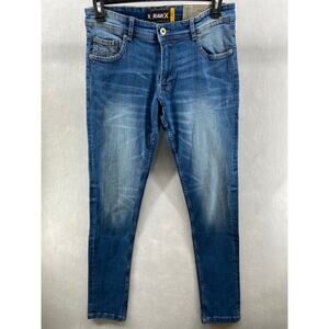 NWT RawX Jeans Mens 32x31 Next Level Stretch Skinny Fit 718 Street Smart Hip Hop